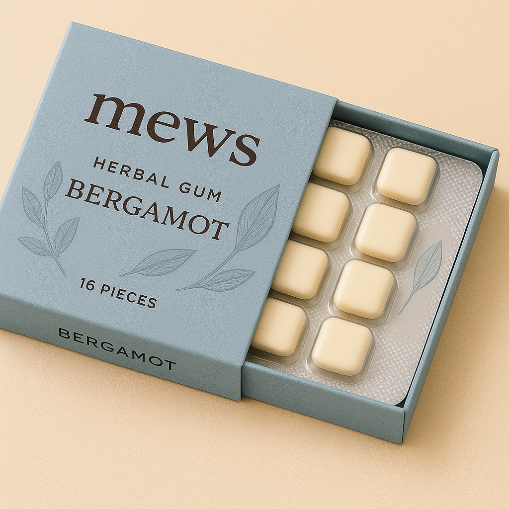 mews bergamot chewing gum
