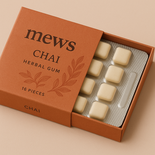 mews chai chewing gum