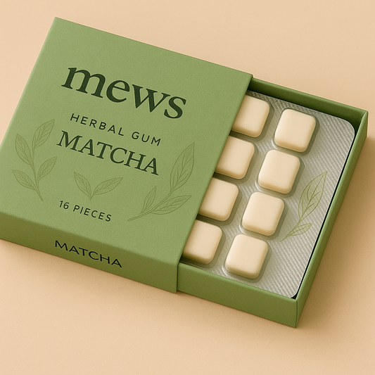 mews matcha chewing gum
